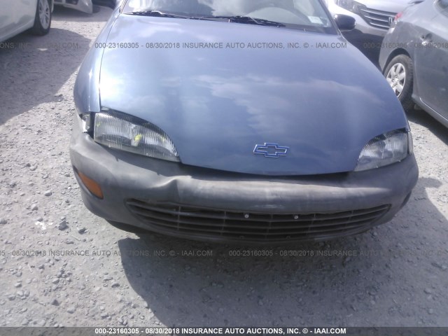 1G1JC124XV7322587 - 1997 CHEVROLET CAVALIER RS BLUE photo 6