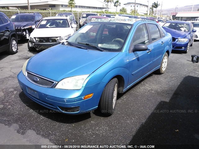 1FAFP34N07W293988 - 2007 FORD FOCUS ZX4/S/SE/SES 蓝色 照片 2
