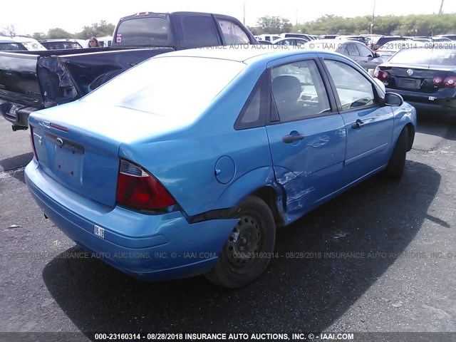 1FAFP34N07W293988 - 2007 FORD FOCUS ZX4/S/SE/SES 蓝色 照片 4
