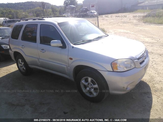 4F2YZ04115KM04545 - 2005 MAZDA TRIBUTE SILVER photo 1