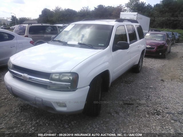 1GNET16S956136747 - 2005 CHEVROLET TRAILBLAZER EXT LS/EXT LT WHITE photo 2