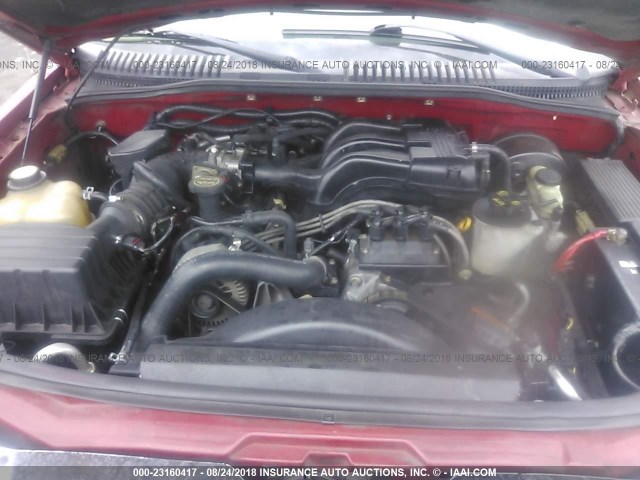 1FMZU73K44UA85081 - 2004 FORD EXPLORER XLT/XLT SPORT/NBX 红色 照片 10