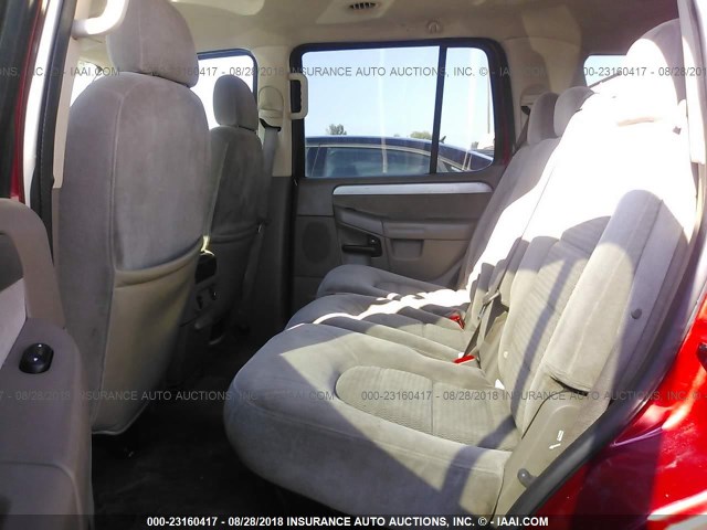 1FMZU73K44UA85081 - 2004 FORD EXPLORER XLT/XLT SPORT/NBX 红色 照片 8