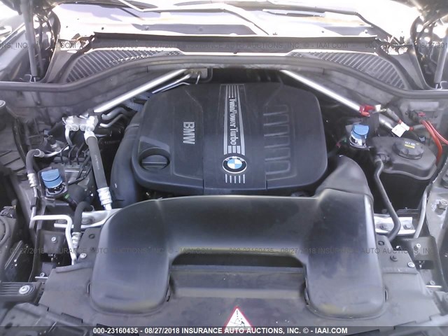 5UXKS4C51F0N10074 - 2015 BMW X5 XDRIVE35D BLACK photo 10