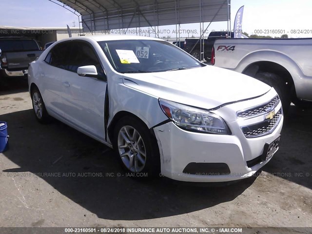1G11C5SA2DF235669 - 2013 CHEVROLET MALIBU 1LT WHITE photo 1