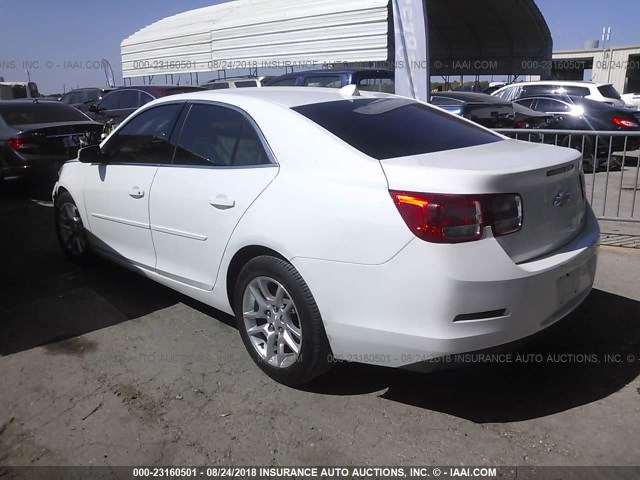 1G11C5SA2DF235669 - 2013 CHEVROLET MALIBU 1LT WHITE photo 3