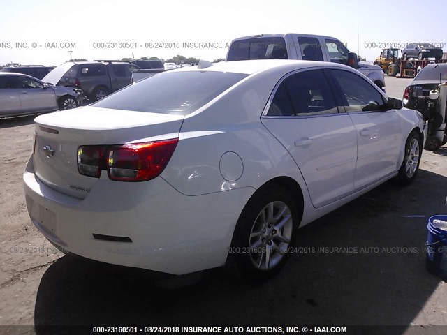 1G11C5SA2DF235669 - 2013 CHEVROLET MALIBU 1LT WHITE photo 4