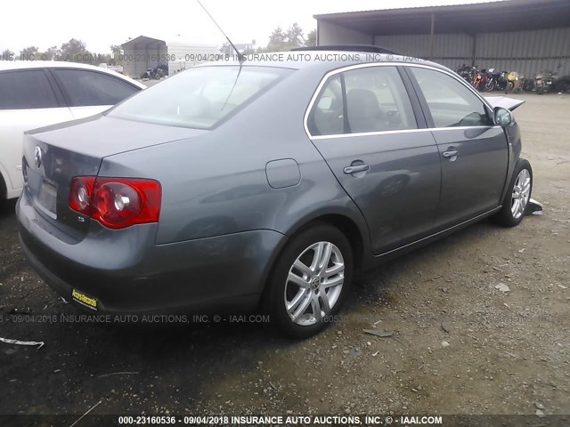 3VWEG81K77M193073 - 2007 VOLKSWAGEN JETTA WOLFSBURG 灰色 照片 4