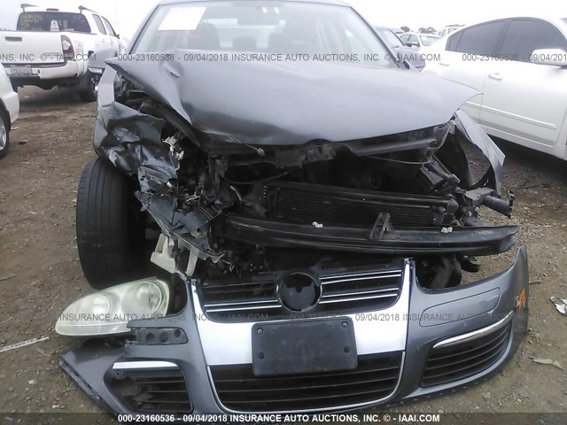 3VWEG81K77M193073 - 2007 VOLKSWAGEN JETTA WOLFSBURG 灰色 照片 6
