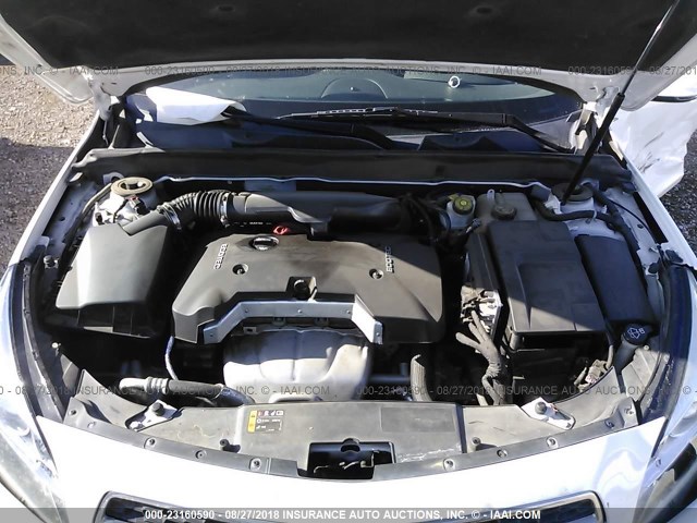 1G11C5SA7DF274435 - 2013 CHEVROLET MALIBU 1LT თეთრი ფოტო 10
