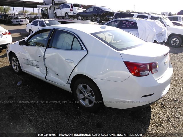 1G11C5SA7DF274435 - 2013 CHEVROLET MALIBU 1LT თეთრი ფოტო 3