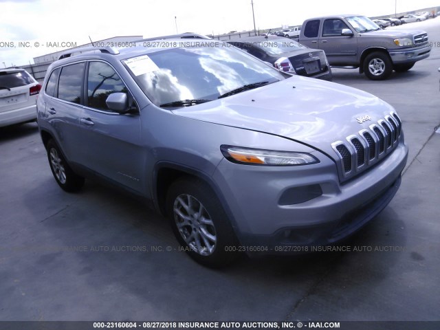 1C4PJLCS2FW662923 - 2015 JEEP CHEROKEE LATITUDE GRAY photo 1