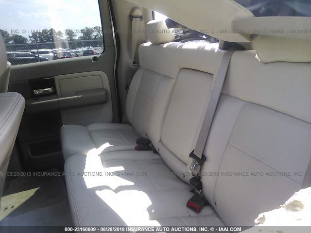 1FTPW14594FA08755 - 2004 FORD F150 SUPERCREW WHITE photo 8