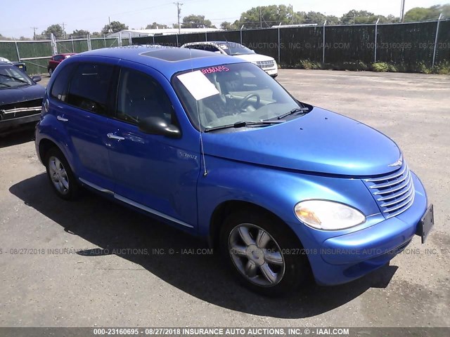 3C4FY58BX3T586753 - 2003 CHRYSLER PT CRUISER TOURING BLUE photo 1