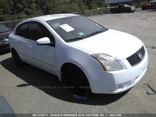 3N1AB61E68L757045 - 2008 NISSAN SENTRA 2.0/2.0S/2.0SL WHITE photo 1