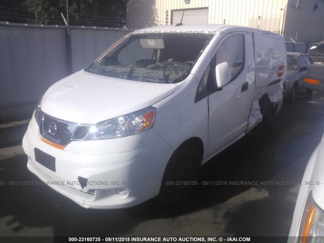 3N6CM0KN9HK719713 - 2017 NISSAN NV200 2.5S/2.5SV WHITE photo 2