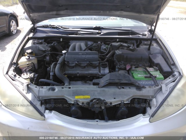 4T1BF32K62U026441 - 2002 TOYOTA CAMRY LE/XLE/SE Gümüş foto 10