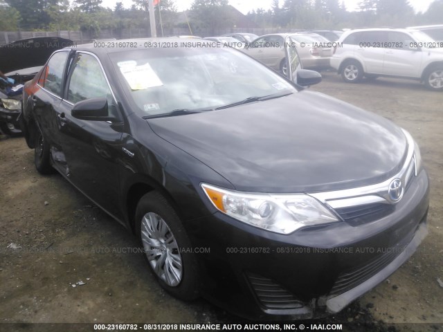 4T1BD1FK6EU115872 - 2014 TOYOTA CAMRY HYBRID/LE/XLE 黑色 照片 1