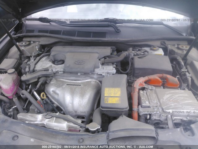 4T1BD1FK6EU115872 - 2014 TOYOTA CAMRY HYBRID/LE/XLE 黑色 照片 10