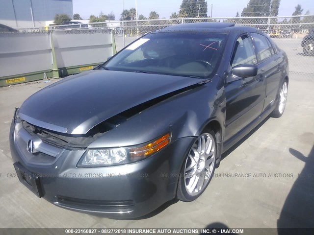 19UUA66284A074889 - 2004 ACURA TL GRAY photo 2