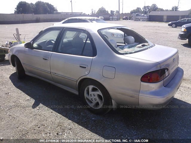 1NXBR12E6XZ179415 - 1999 TOYOTA COROLLA VE/CE/LE 金色 照片 3