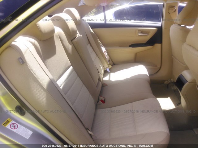 4T1BF1FK1FU014685 - 2015 TOYOTA CAMRY LE/XLE/SE/XSE 米色 照片 8