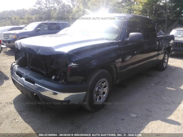 1GCEC19X37Z135871 - 2007 CHEVROLET SILVERADO C1500 CLASSIC BLUE photo 2