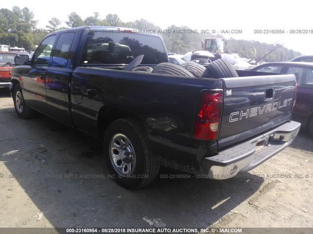 1GCEC19X37Z135871 - 2007 CHEVROLET SILVERADO C1500 CLASSIC BLUE photo 3