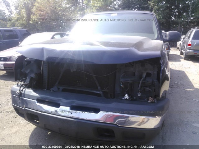 1GCEC19X37Z135871 - 2007 CHEVROLET SILVERADO C1500 CLASSIC BLUE photo 6