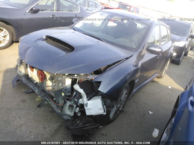 JF1GR7E67DG854528 - 2013 SUBARU IMPREZA WRX GRAY photo 2