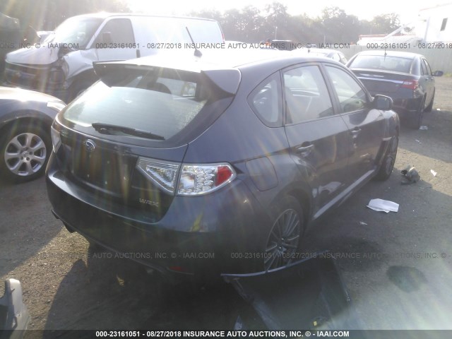 JF1GR7E67DG854528 - 2013 SUBARU IMPREZA WRX GRAY photo 4