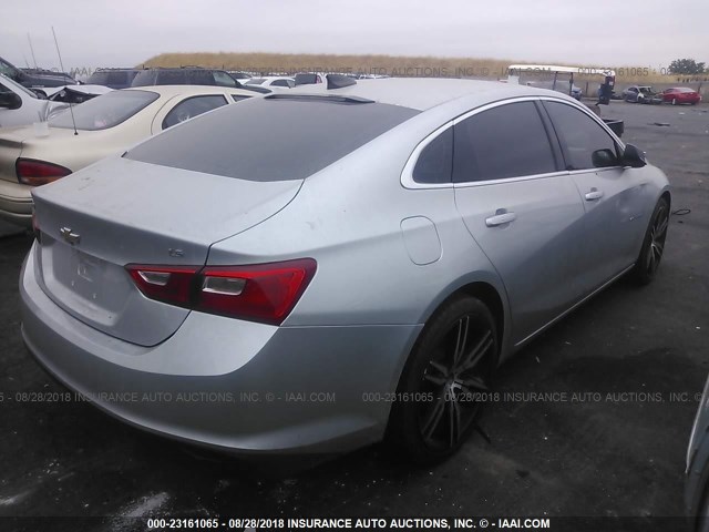 1G1ZB5ST3GF253349 - 2016 CHEVROLET MALIBU LS 银色 照片 4