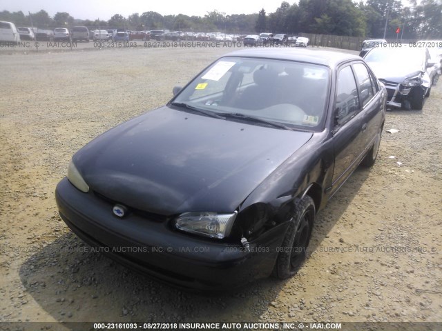 1Y1SK52821Z401609 - 2001 CHEVROLET GEO PRIZM LSI BLACK photo 2