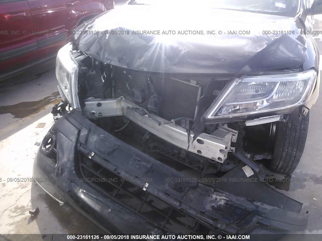 5N1AR2MN2FC615874 - 2015 NISSAN PATHFINDER S/SV/SL/PLATINUM BLACK photo 6