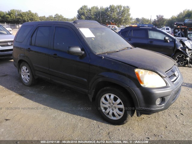 SHSRD78855U311200 - 2005 HONDA CR-V EX BLACK photo 1