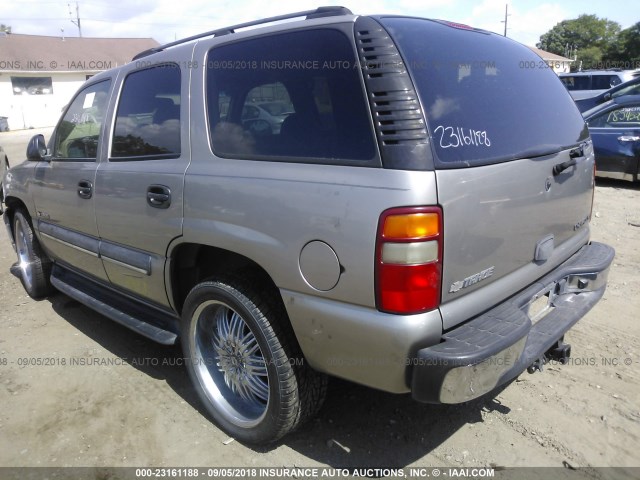 1GNEC13Z03R171402 - 2003 CHEVROLET TAHOE C1500 SILVER photo 3