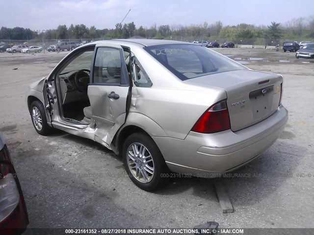 1FAFP34NX7W329914 - 2007 FORD FOCUS ZX4/S/SE/SES 棕色 照片 3