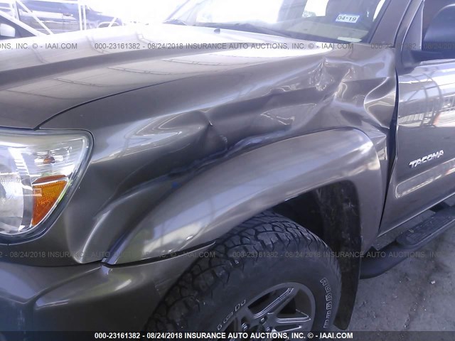 3TMJU4GNXDM156115 - 2013 TOYOTA TACOMA DOUBLE CAB PRERUNNER GRAY photo 6