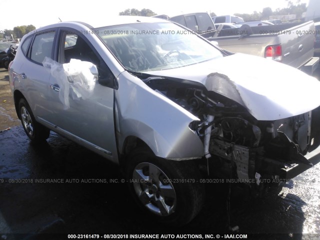 JN8AS5MV9EW713408 - 2014 NISSAN ROGUE SELECT S GRAY photo 1