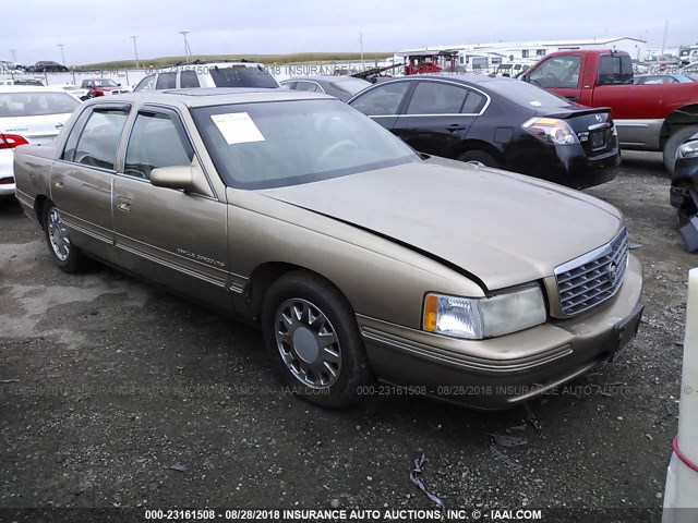 1G6KF5497WU714757 - 1998 CADILLAC DEVILLE CONCOURS GOLD photo 1