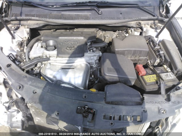 4T1BF1FK8CU024741 - 2012 TOYOTA CAMRY SE/LE/XLE ვერცხლისფერი ფოტო 10