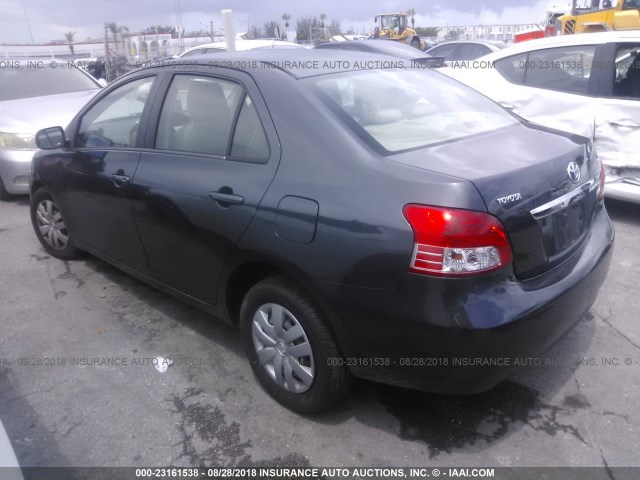 JTDBT923671108347 - 2007 TOYOTA YARIS GRAY photo 3