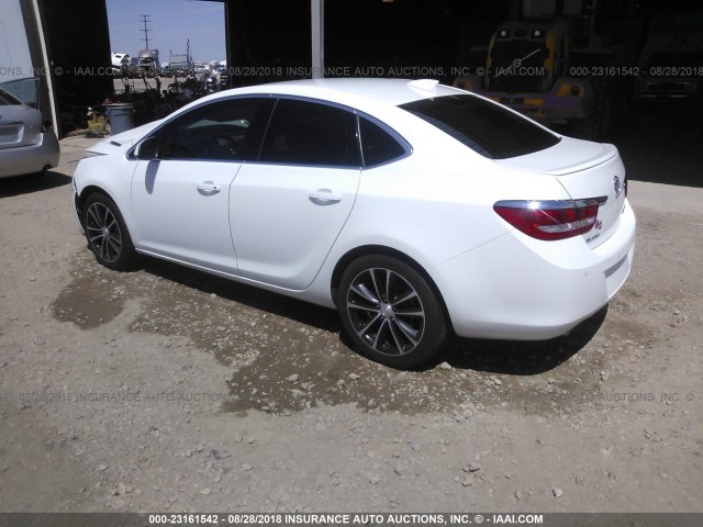 1G4PR5SK3H4106443 - 2017 BUICK VERANO SPORT TOURING WHITE photo 3