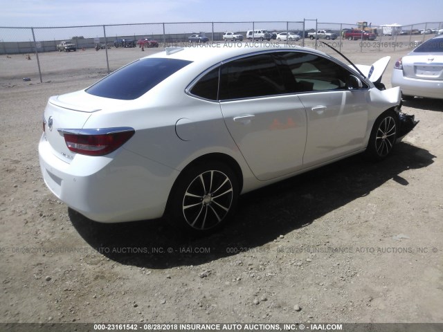 1G4PR5SK3H4106443 - 2017 BUICK VERANO SPORT TOURING WHITE photo 4