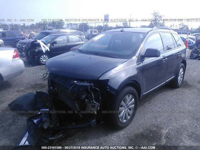 2FMDK39C47BB22617 - 2007 FORD EDGE SEL PLUS GRAY photo 2