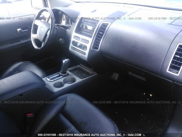 2FMDK39C47BB22617 - 2007 FORD EDGE SEL PLUS GRAY photo 5