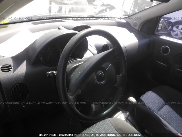 KL1TD66698B073942 - 2008 CHEVROLET AVEO LS BLUE photo 5