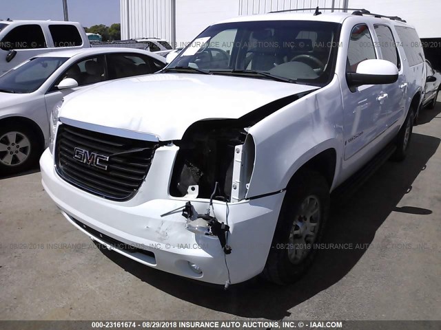 1GKFK163X7J185999 - 2007 GMC YUKON XL K1500 WHITE photo 6