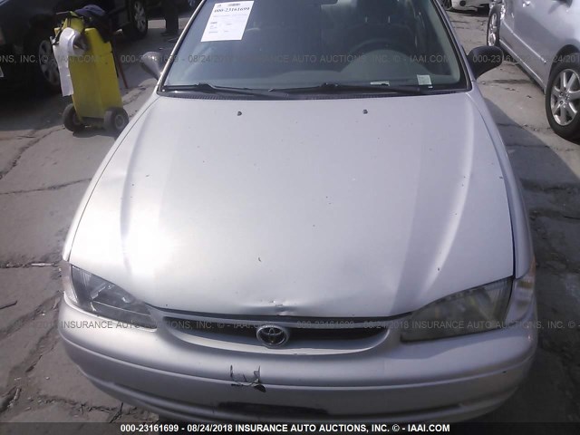 1NXBR12E8XZ275871 - 1999 TOYOTA COROLLA VE/CE/LE SILVER photo 6