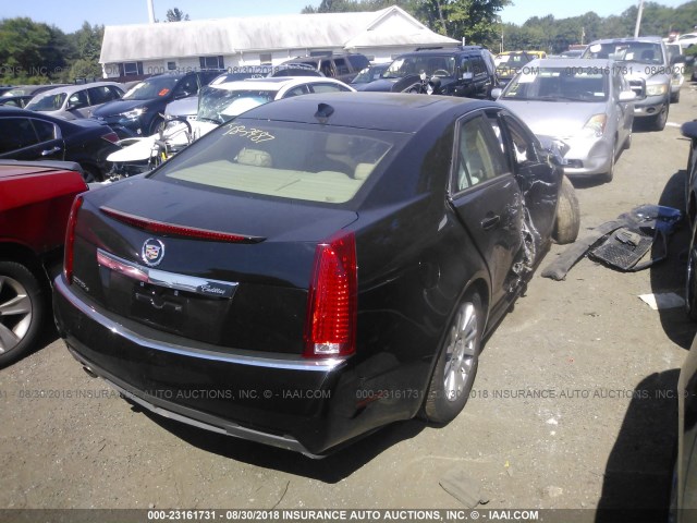 1G6DG5E53D0175298 - 2013 CADILLAC CTS LUXURY COLLECTION BLACK photo 4